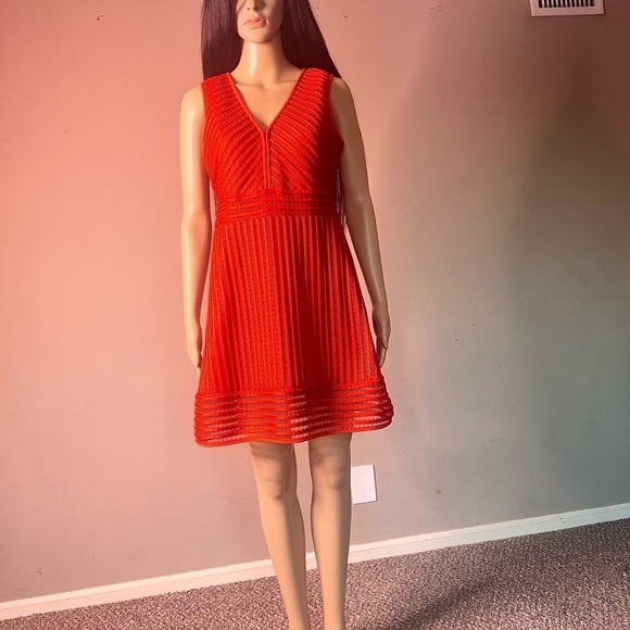 J.Crew Sleeveless Dress
Size 8 color orange red - Picture 2 of 5